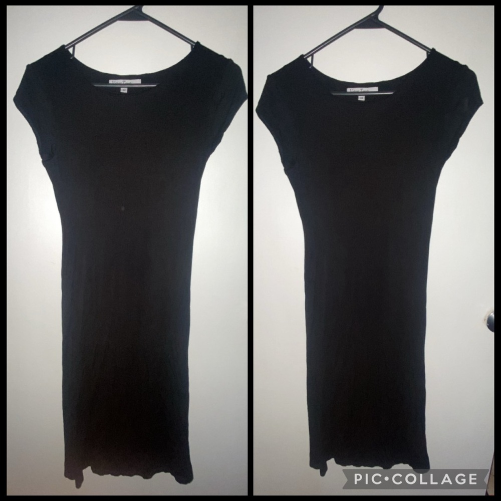 Black Short Sleeve Dress